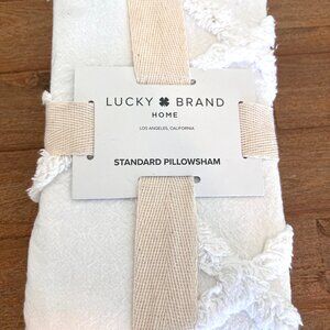 NWT Lucky Brand - Sham - Diamond Tufted - Standard - 1